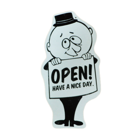 BURGIE OPEN&CLOSE SIGNBORD
