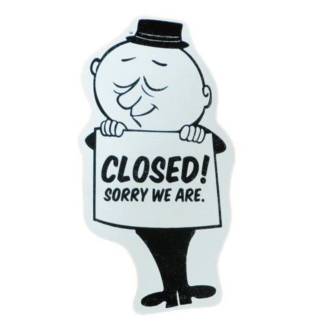 BURGIE OPEN&CLOSE SIGNBORD