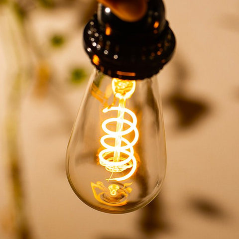 LEDエジソン電球　スパイラルモデル