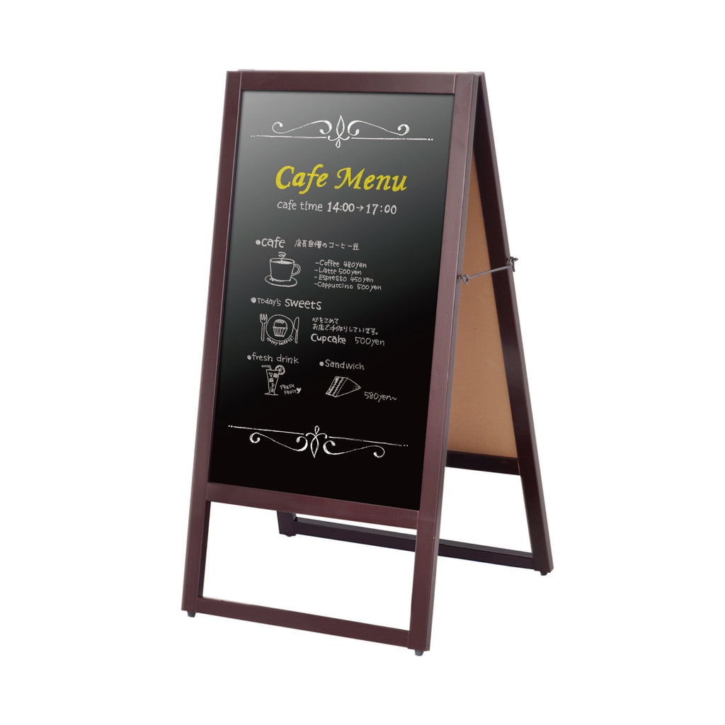 カフェや美容室の店頭におすすめ「木製黒板サイン TM(マーカータイプ)」｜看板のプロ集団オミセカスタム