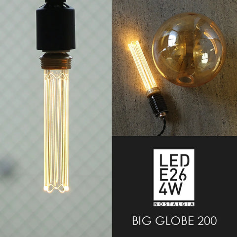 エジソンバルブ LED E26 ノスタルジア ビッググローブ200