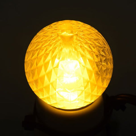 LEDサイン球「キラキラ君」（黄、白）